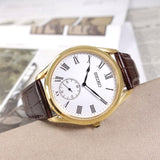 Seiko Classic Brown Leather Strap Men Watch SRK050P1P