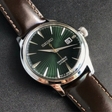 SEIKO PRESAGE SRPD37J1 COCKTAIL TIME MOCKINGBIRD GREEN MEN'S WATCH