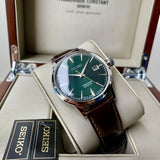 SEIKO PRESAGE SRPD37J1 COCKTAIL TIME MOCKINGBIRD GREEN MEN'S WATCH