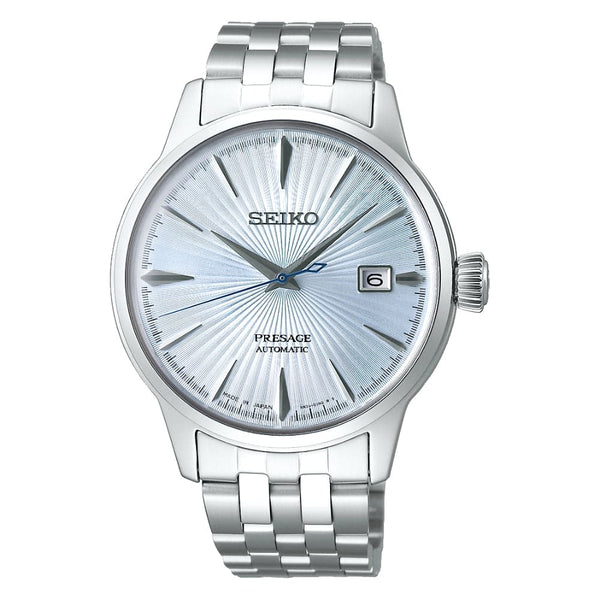 Seiko Presage Silver Stainless Steel Strap Men Watch SRPE19J1P