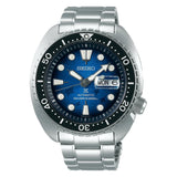 Seiko Prospex Sea Blue Dial Silver Stainless Steel Strap Men Watch SRPE39K1P