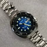 Seiko Prospex Sea Blue Dial Silver Stainless Steel Strap Men Watch SRPE39K1P