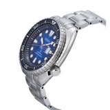 Seiko Prospex Sea Blue Dial Silver Stainless Steel Strap Men Watch SRPE39K1P