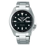 Seiko 5 Sports Silver Stainless Steel Strap Men Watch SRPE55K1P