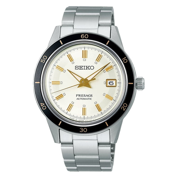 Seiko Presage Style Silver Stainless Steel Strap Men Watch SRPG03J1P