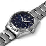 Seiko 5 Blue Dial Silver Stainless Steel Strap Men Watch SRPG29K1P