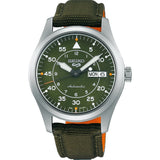 Seiko 5 Green Textile Leather Men's Watch SRPH29K1P