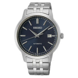 Seiko Classic Blue Dial Silver Stainless Steel Strap Men Watch SRPH87K1P