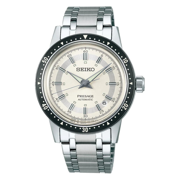 Seiko Presage Silver Stainless Steel Strap Men Watch SRPK61J1P