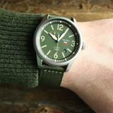 SEIKO 5 SPORTS SSA299K1 AUTOMATIC MEN'S GREEN NATO STRAP WATCH