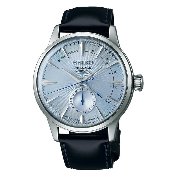 Seiko Presage Cocktail Black Leather Strap Men Watch SSA343J1P