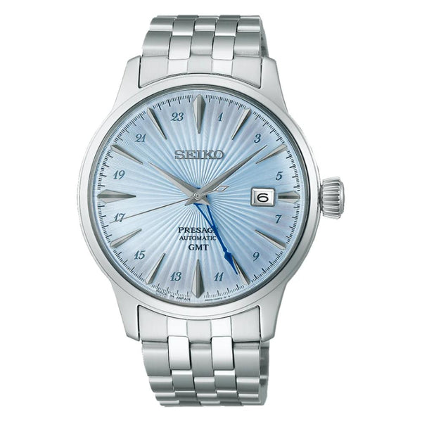 Seiko Presage Automatic Blue Dial Stainless Steel Men's Watch SSK037J1