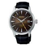 Seiko Presage Black Leather Strap Men Watch SSK039J1P