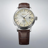 Seiko Presage Cocktail Time Brown Leather Strap Men Watch SSK041J1P