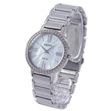 Seiko Solar Silver Stainless Steel Strap Women Watch SUP431P1