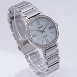 Seiko Solar Silver Stainless Steel Strap Women Watch SUP431P1