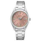 Seiko Classic Silver Stainless Steel Strap Women Watch SUR529P1P