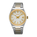 Seiko Neo Classic Analog Date Display Two-Tone Stainless Steel Women's Watch SUR578P1