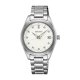 Seiko Classique Mother of Pearl Stainless Steel Women's Watch SUR579P1