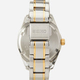 Seiko Classic Two-Tone Stainless Steel Strap Women Watch SUR636P1P