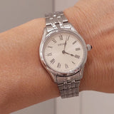 Seiko Classic Silver Stainless Steel Strap Women Watch SWR069P1P