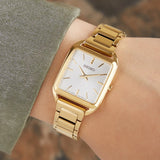 Seiko Classic Gold Stainless Steel Strap Women Watch SWR078P1P