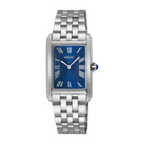 Seiko Classic Blue Dial Silver Stainless Steel Strap Women Watch SWR085P1P