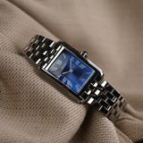 Seiko Classic Blue Dial Silver Stainless Steel Strap Women Watch SWR085P1P