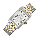 Seiko White Dial Two-Tone Stainless Steel Strap Women Watch SWR087P1