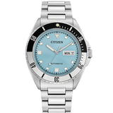 Citizen Sports Automatic Light Blue Dial Stainless Steel Watch NH7530-52L