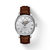 TISSOT LE LOCLE POWERMATIC 80 BROWN LEATHER MEN WATCH T0064071603301