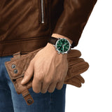 Tissot Chrono XL Classic Green Dial Brown Leather Strap Men Watch T1166171609200