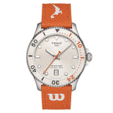 Tissot Seastar Wilson WNBA Collection Orange Leather Strap Unisex Watch T1204101701100