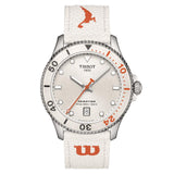 Tissot Seastar Wilson WNBA Collection Orange Leather Strap Unisex Watch T1204101701100