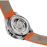 Tissot Seastar Wilson WNBA Collection Black Dial Orange Leather Strap Unisex Watch T1208071705100