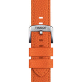 Tissot Seastar Wilson WNBA Collection Black Dial Orange Leather Strap Unisex Watch T1208071705100