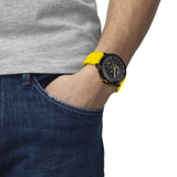 Tissot T-Race Cycling Chronograph Yellow Silicone Strap Men Watch T1354173705105