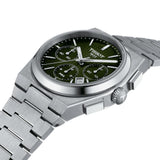 Tissot PRX Automatic Chronograph Graded Green Dial Stainless Steel Men's Watch T1374271109100