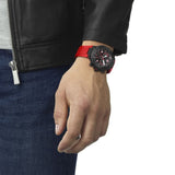 Tissot T-Race MotoGP Chronograph Red Silicone Strap Men Watch T1414173705701