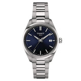 Tissot Blue Dial Silver Stainless Steel Strap Women Watch T1502101104100