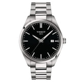 Tissot PR 100 Black Dial Silver Stainless Steel Strap Men Watch T1504101105100