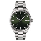 Tissot PR 100 Green Dial Silver Stainless Steel Strap Men Watch T1504101109100