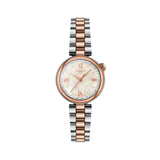 TISSOT DESIR 28mm GEMS TWO-TONE ROSE GOLD STEEL WATCH T1520102211800