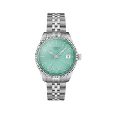 TISSOT BALLADE 34mm GREEN DIAL STEEL WATCH T1562101109100