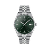 TISSOT BALLADE 40mm GREEN DIAL STEEL STRAP WATCH T1564101109100