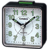 Casio Clock Traveler Small Size Black White Beeper Sound Alarm TQ-142-1D-P