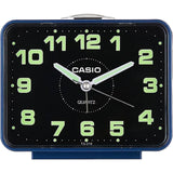 Casio Standard Blue Resin Table Clock TQ-218-2D-P