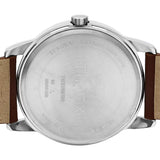 Timex Indiglo White Dial Brown Leather Strap Unisex Watch TW2V68700