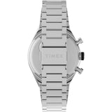 Timex Chronograph GMT Black Dial Silver Stainless Steel Strap Men Watch TW2V69800