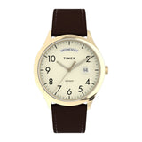 TIMEX MODERN EASY READER BROWN STRAP WATCH TW2W68400